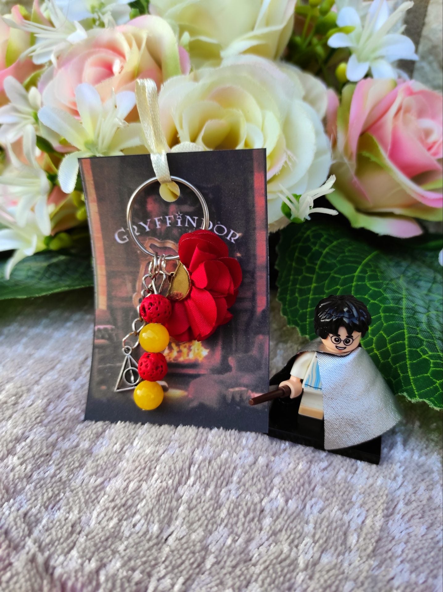 Harry Potter Griffendél kulcstartó